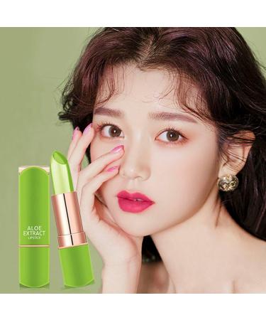 hslfuai Aloe Vera Lipstick Lip Moisturizer Long Lasting Nutritious Lip Balm Magic Temperature Color Changing Lip Gloss 167 167 kg - Buy Online on GoSupps.com