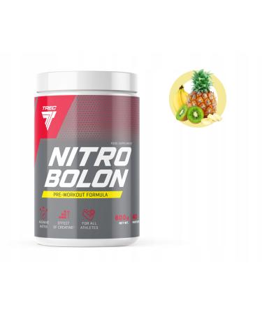 Trec nutrition nitrobolone 1 Pack x 600g - pre workout formula - creatine - taurine - arginine - glutamine - citrulline - supplement with amino acids (tropical)
