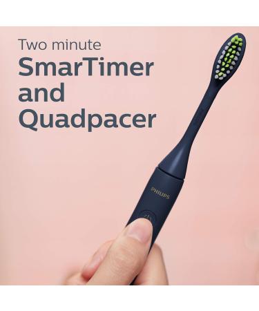 Buy PHILIPS One By Sonicare Battery Toothbrush - Midnight HY1100/04 | International Shipping Available - Buy Online on GoSupps.com