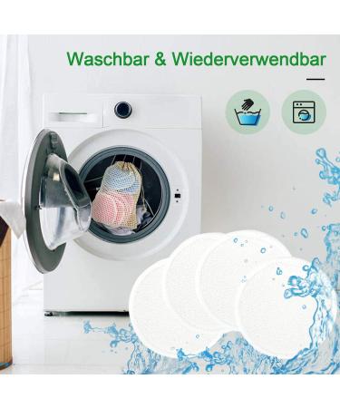 12 Slimming Pads - Washable & Reusable Bamboo Cotton Makeup Remover - Eco-Friendly & Zero Waste Face & Eyes Care - Buy Online on GoSupps.com