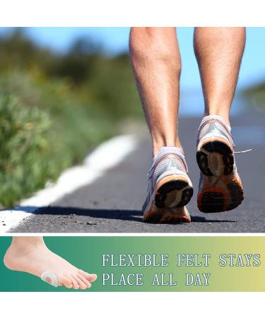 72 Round Callus Pads - Soft Felt Corn Cushions for Pain Relief | Adhesive Foot Care for Men and Women - Buy Online on GoSupps.com