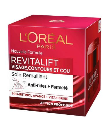 L'OREAL - Cr me visage - Revitalift Visage Contours et Cou - Anti rides fermet - 50ml