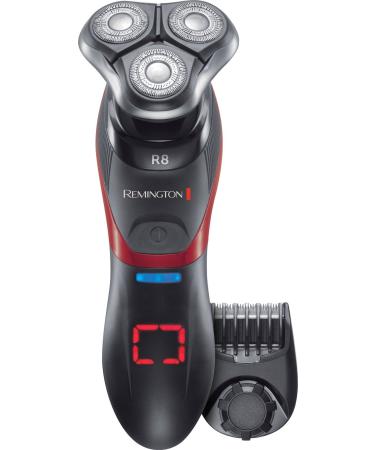 Remington Men's R8 Ultimate Series Electric Rotary Shaver Includes Grooming Styler and Quick Charge Feature - XR1550
