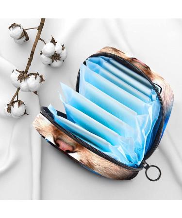 Cool Galaxy Cat Menstrual Bag with Zipper - Binding Storage Pocket for Teen Girls & Women | Sorten Menstrual Cup Holder - International Shipping - Buy Online on GoSupps.com