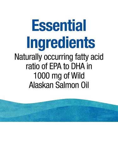 Natural Factors Wild Alaskan Salmon Oil 1000 mg - 90 Softgels | Omega-3 Supplements - Buy Online on GoSupps.com