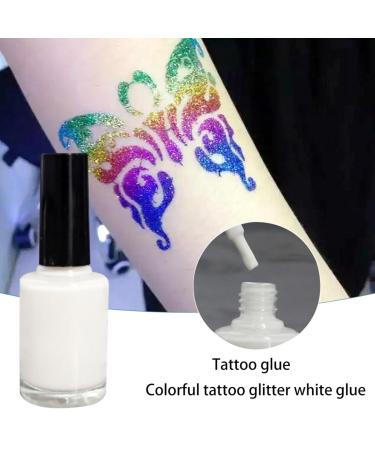 White Fine Glitter Face Glitter Glue Cosmetic Body Glue Glitter Glue Makeup Ultra Fine Glitter Powder for Nails Tumblers Ornaments Makeup Body Resin Glitter Bulk - Buy Online on GoSupps.com