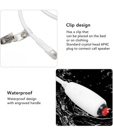Universal 9.8ft Replacement Sister Call Cable - 6P4C Crystal Head | Red Call Button for Nurses Patients & Elderly Care - Buy Online on GoSupps.com