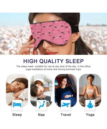WELLDAY Pink Cute Pig Sleep Mask - Soft Comfort Blindfold for Men and Women - Buy Online on GoSupps.com