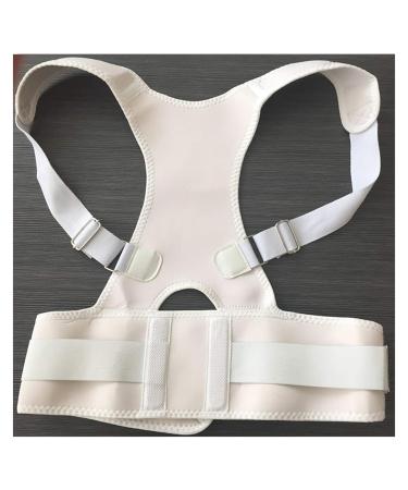 MPGOOD Unisex Posture Corrective Girdle Cervical Back Support Belts Posture Corrector Corset Upright Posture Waist Trainer for Backache Elegant XXX Vit XXX - Buy Online on GoSupps.com