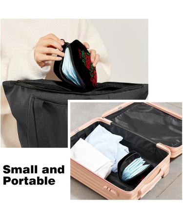 GIAPB Period Bag Sanitary Napkin Storage and Makeup Pouch - Christmas Color1594 - Buy Online on GoSupps.com