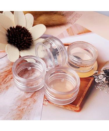 20-Piece Cosmetic Sample Set | 5g Round Plastic Jars with Screw Cap & Stickers - Ideal for Travel & Storage - Buy Online on GoSupps.com