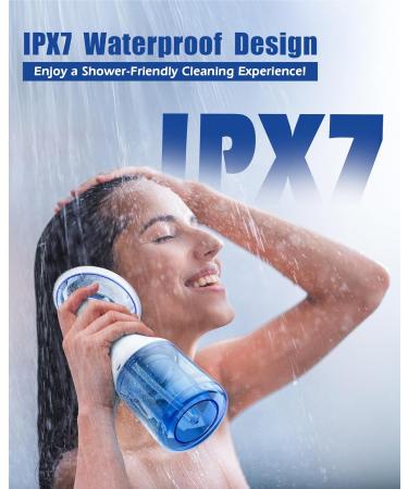 Electric Ear Wax Removal with One-Piece Waste Tank Water Powered Ear Cleaner with 4 Pressure Modes for Earwax Remove at Home 4 Tips USB-C Cable IPX7 (Baby Blue) - Buy Online on GoSupps.com