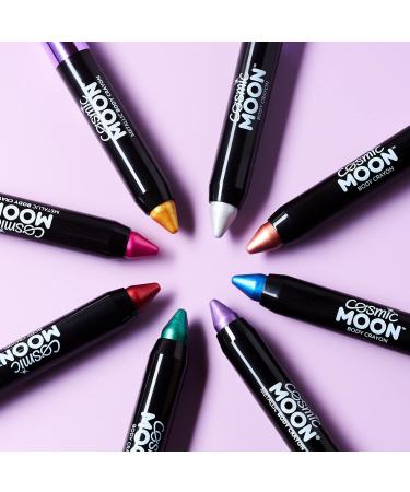 Cosmic Moon Metallic Face & Body Makeup Pen - 8 Colors for Professional Designs - 3.5g - Buy Online on GoSupps.com
