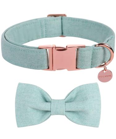 Dogwong dog collar with removable fly green pet collar dog hinge gift for girls or young dogs comfortable adjustable dog collar for small medium -sized dog medium (pack of 1) See green green - Buy Online on GoSupps.com