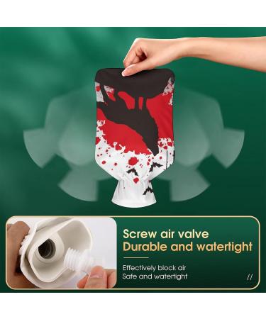 White Red Wolf Hot Water Bottle with Plush Cover | Hand Warmer for Adults & Children | 26.5x15.3cm - Buy Online on GoSupps.com