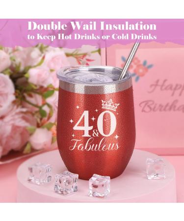 40th Birthday Pamper Gift Hampers for Her - Unique Birthday Present for 40 Year Old Women - Birthday Basket Gifts for Mum, Sister, Friend - Turning 40 Celebration - Buy Online on GoSupps.com