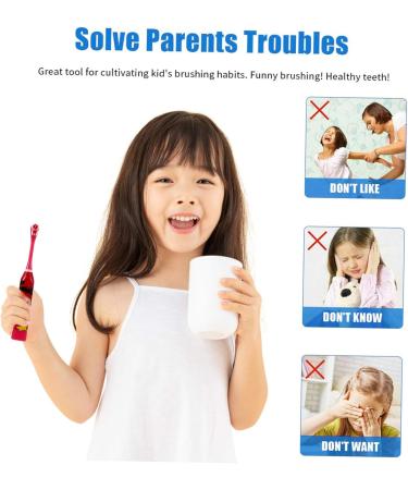 1 Set Electric Cartoon Toothbrush with Abs Tool - Best International Shipping - Buy Online on GoSupps.com