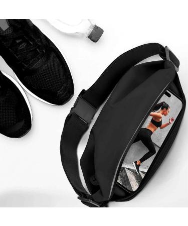 Moex Easy Bag for Samsung Galaxy S23 Ultra | Waterproof Running Belt & Jogging Cell Phone Bag - Black - Buy Online on GoSupps.com