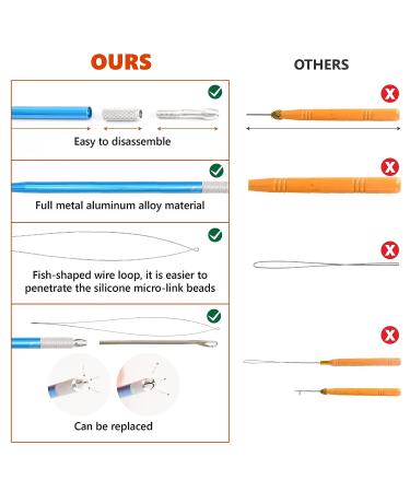 16 Color Fairy Hair Tinsel Kit - 3200 Strands, 47 Inch Extensions with Glitter, Micro Beads, and Crochet Tools for Women & Girls - Buy Online on GoSupps.com