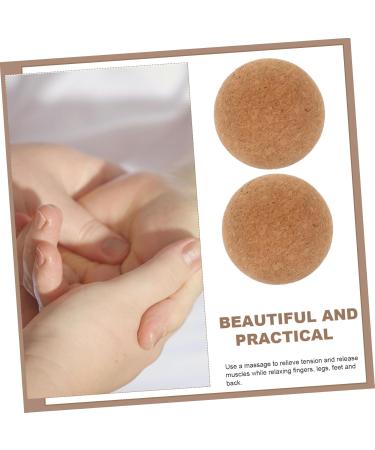 Orfofe Massager 2-St Yogall Cork Peanut - Fascia Neck & Foot Massage Device | High-Density Yoga Aid Ball (100mm) - International Shipping Available - Buy Online on GoSupps.com