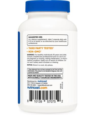 Nutricost Digestive Enzymes 620mg 120 Capsules - Complete Digestive Enzyme Supplement 120 Count (Pack of 1) - Buy Online on GoSupps.com