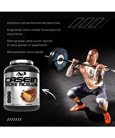  ADDICT SPORT NUTRITION AD Weight training weights | Protein shaker | Appetite suppressant | Whey protein milk | Micellar native casein | 2 kg | Creamy Vanilla - Buy Online on GoSupps.com