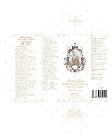 Flower Knows Little Angel Matte Lipstick - Vegan Moisturizing Lip Mud for Girls & Women - Long Lasting & Silky Finish (C02 Fantasia 3.5g - Buy Online on GoSupps.com