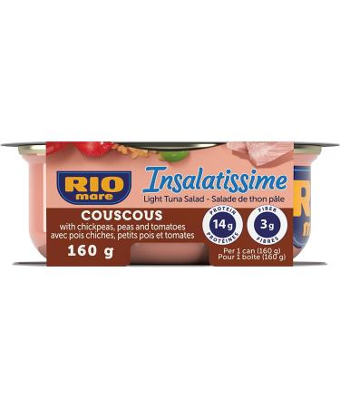 Rio Mare - Insalatissime Tuna Salad - Couscous and Light Tuna - Ready to Eat Salad High in Protein No Preservatives 160g Couscous Salad - Buy Online on GoSupps.com
