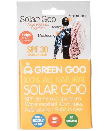 Green Goo Natural Skin Care Salve - Solar Goo 30 SPF Sunscreen | 1.82 oz Large Tin | Eco-Friendly Protection - Buy Online on GoSupps.com