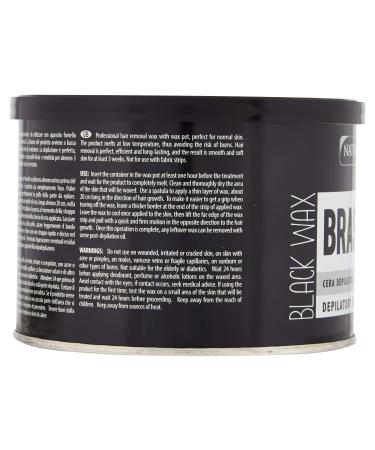 Naturaverde Brazilian Hair Removal Wax - Black Fat-Soluble 400ml | Smooth Skin at Home - Buy Online on GoSupps.com