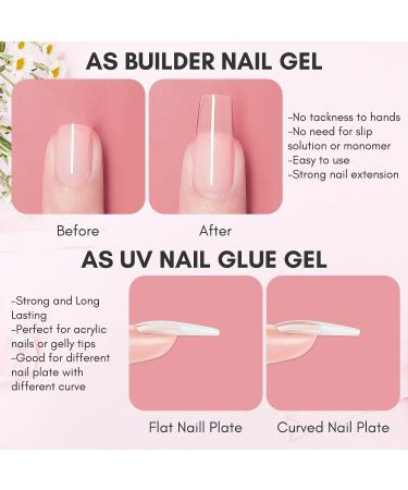 Makartt Solid Builder Nail Gel 15ML - 4 in 1 UV Nail Extension Gel for Acrylic Nails - Clear Hard Gel for 3D Nail Sculpture - Mothers Day Gift - UV/LED Lamp Required - Buy Online on GoSupps.com