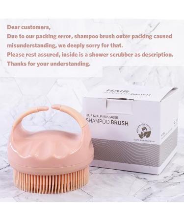 AIMIKE Silicone Body Scrubber Brush - Soft Bath Exfoliator for Smooth Skin | Food-Grade Silicone | Gentle Exfoliation for Sensitive Skin - Buy Online on GoSupps.com