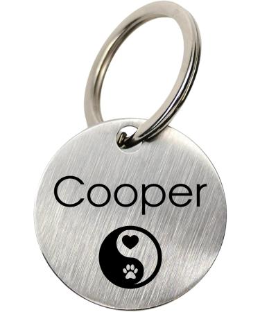 Dog Engraving Tags 23mm/30mm | Customizable Pet ID with Paw Heart Star & More | Perfect for Dogs Cats Puppies & Horses - Buy Online on GoSupps.com