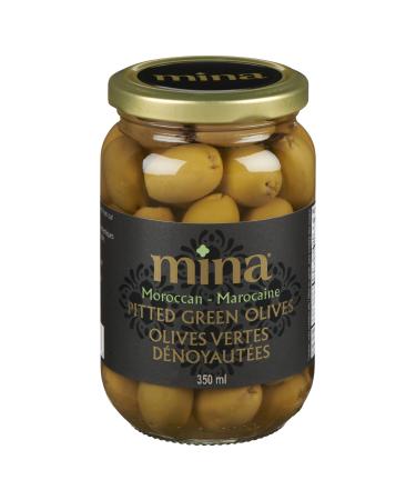 Mina Pitted Green Olives 350ml