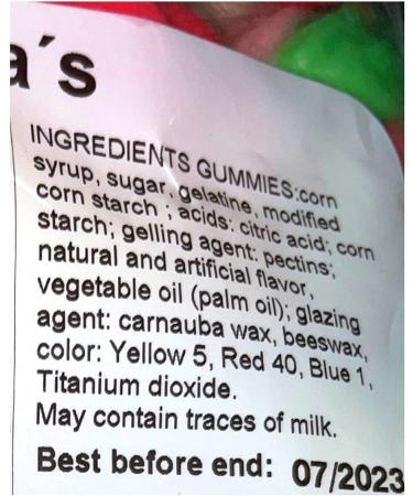 Vidal Santa Gummy Sweet Bulk Bag Sweets 2 kg of Christmas Festive Goodness - American Sweets - Gluten Free Fat Free -Tasty Fruity and Chewy - Gluten Free Fat Free - Buy Online on GoSupps.com
