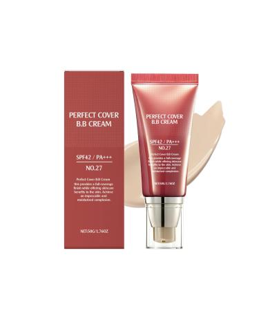 OLLZPJFPK Natural Color Soft Skin Concealer BB Cream Gentle Moisturizing Lightweight Hydrating Brightening Matte Natural Clear Portable BB Cream