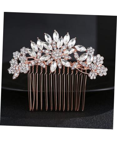 DOITOOL 1pc Hair Accessory for Women Womens Hair Clips Hair Combs Rhinestone Bridal Side Combs Womens Barrettes for Hair Bridal Haircombs Wedding Hair Bride Accessories Simple - Buy Online on GoSupps.com