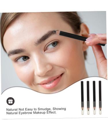 ASAKKURA 4pcs Wooden Eyebrow Pencil Eyebrow Liner Pen Makeup Brow Pencil Eyeliner Pencil Eye Brow Pencils - Buy Online on GoSupps.com