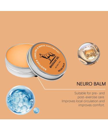  SKZKK Neuro Balm - Natural and soothing massage cream - Fast-absorbing herbal formula - Improves skin elasticity - Body balm for hands neck and shoulders - Care - Buy Online on GoSupps.com