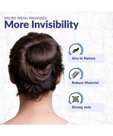 YTUGCG 35Pcs Invisible Hair Net for Woman Brown Bun Nets Reused Elastic Edge Mesh for Women Bun Hair Bun Nets for Women Girls Ballet Dancer Catering - Buy Online on GoSupps.com