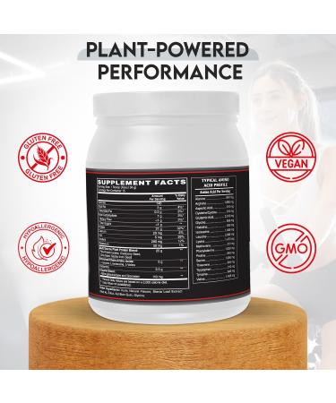 Vegan Plant Protein Powder - Delicious Vanilla Flavor | Buy Online for International Shipping - Buy Online on GoSupps.com