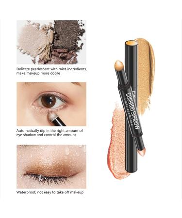  Cankypu Cankypu Twotone Eyeshadow Stick Shimmer Eyeshadow Pencil for Eye Makeup - Buy Online on GoSupps.com