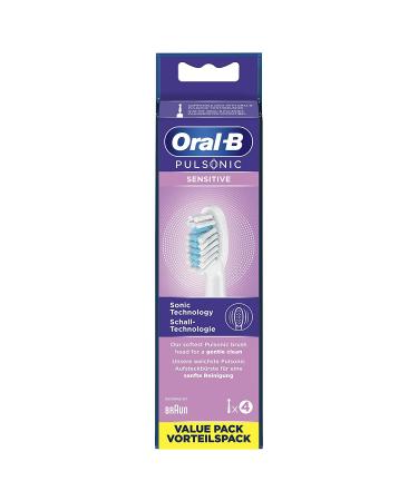 Oral-B Pulsonic Set of 4 Soft Brushes for Sonic Toothbrushes Oral-B Pulsonic Sensitive 4 Carat Brush Heads - Buy Online on GoSupps.com
