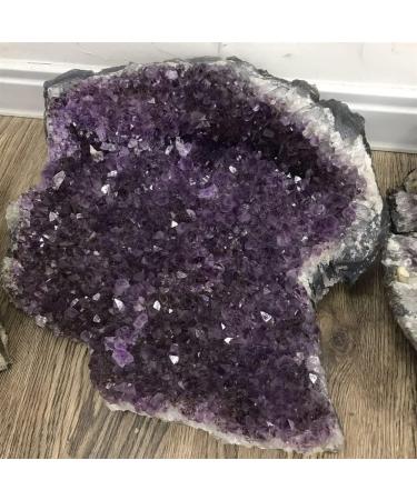 Home Natural Amethyst Quartz Crystal Cluster Geode Crystal Cluster 1000g Amethyst - Buy Online on GoSupps.com