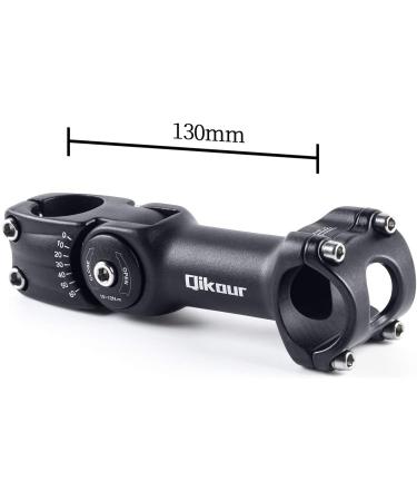 Adjustable 0-60 Degree 31.8 Bike Stem Riser Extender for Road & Mountain Bikes - 130mm Length - Buy Online on GoSupps.com