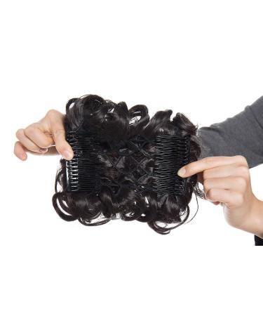 Buy Fashionable Dark Brown Undulating Hair Extensions - Wavy Voluminous Tendrils for Messy Buns & Updos - Buy Online on GoSupps.com