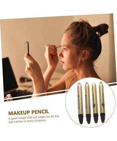 PAMINGONO 4pcs Plastic Eyeshadow Highlighter Eye Makeup Tool Eye Shadow Cosmetics - Buy Online on GoSupps.com