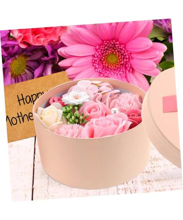 Housoutil Preserved Flower Decoration Christmas Ornaments Wedding Favors Scented Plant Rose Soap Rose Scented Bar Soap Christmas Decorations Props Soap Flower Artificial 16.2X16.2X8.2CM Pink - Buy Online on GoSupps.com