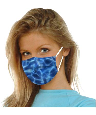 10PC 3 Ply Disposable_Face_Mask with Pattern Design Comfortable Covers Suitable For Adults Outdoor Use - Buy Online on GoSupps.com
