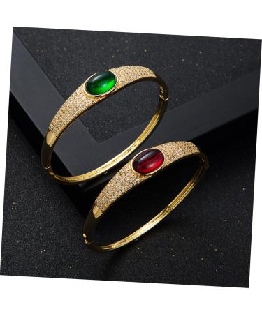 Shop Mobestech Gold-Plated Microge-Paved Zirconia Bracelet Watch for Women | Elegant Copper & Stone Jewelry - International Shipping Available - Buy Online on GoSupps.com